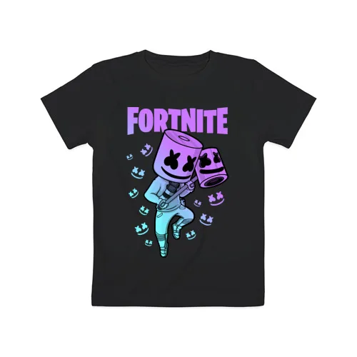 Детская футболка хлопок FORTNITE MARSHMELLO | одежда и обувь
