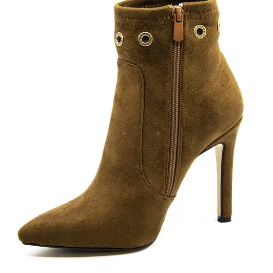 

Cuqqa Brand Women's High Heels Ankle Boots For Women Pattern Chelsea Shoes Woman High Quality Autumn And Winter High-Heeled Knee