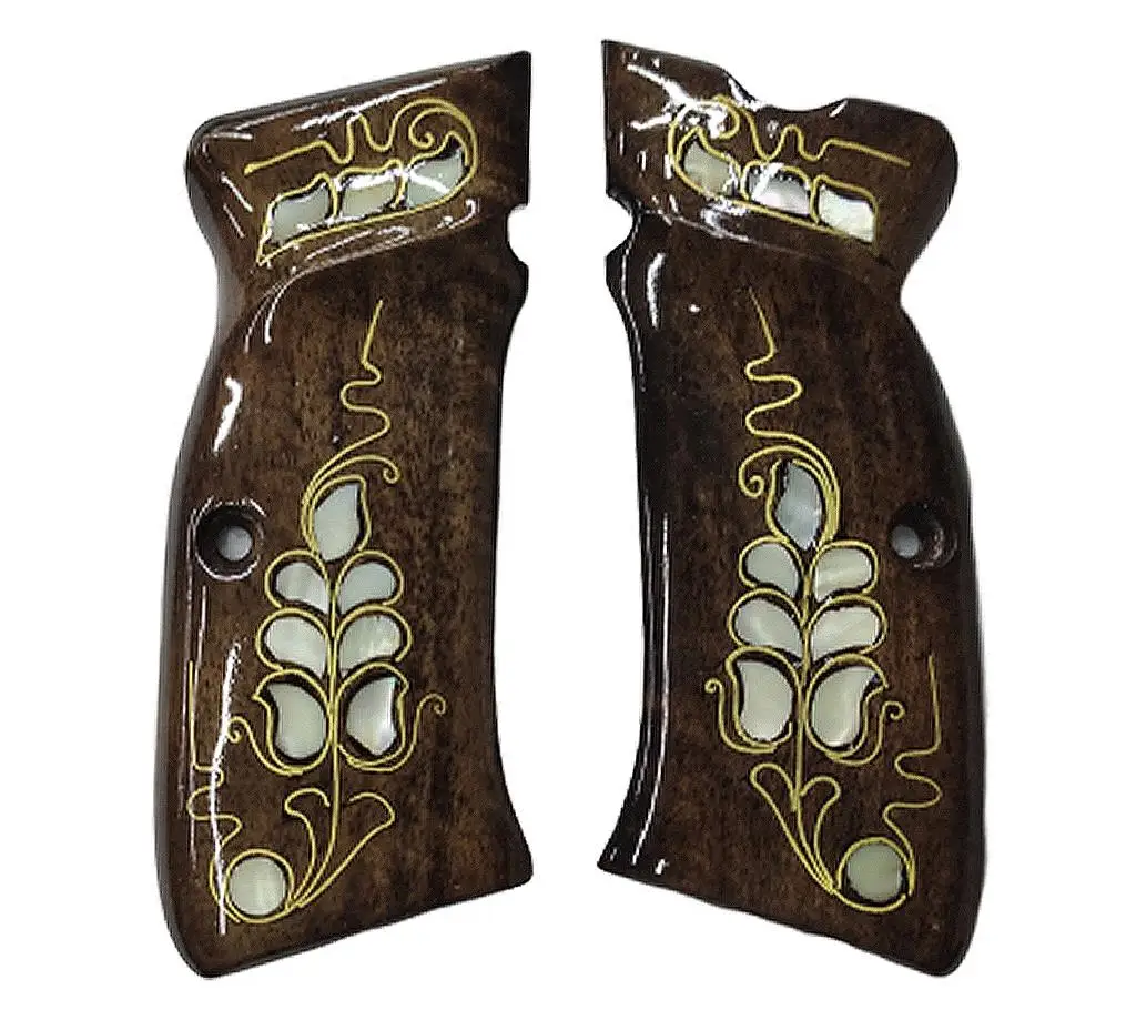 Ручка и чехол Sassılmaz Mega kılınç 2000 Custom Chard Cut The Wood Inlay Grips Пистолет аксессуары Оружие
