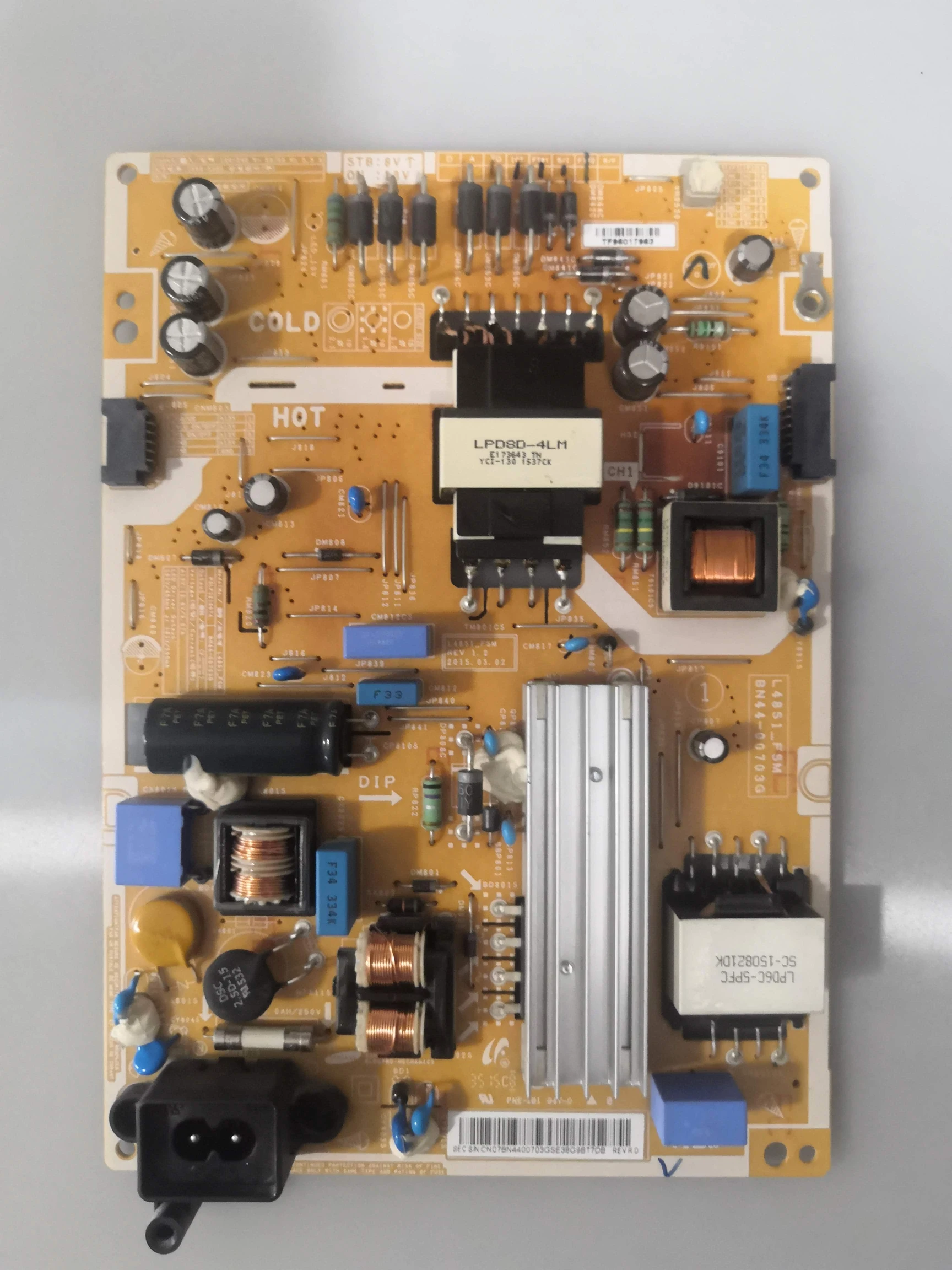 Power Supply BN44-00703G для телевизора Samsung UE40J5550 UE43J5600 UE48J5500 UE43J5500 UE55J6300 UE48J6200 UE40J6330 и др