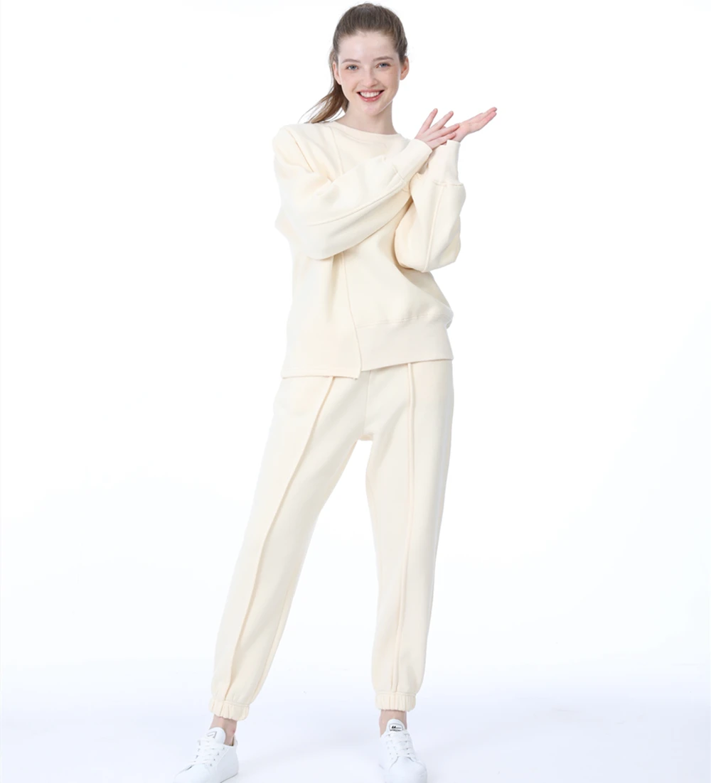 Высококачественные женские модные теплые спортивные костюмы толстовки с