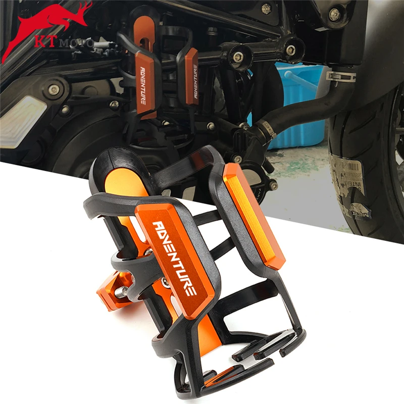 

Для KTM Adventure 790 890 990 1050 1090 1190 1290 Super Adventure Adv Мотоцикл CNC бутылка для напитков с держателем для стакана