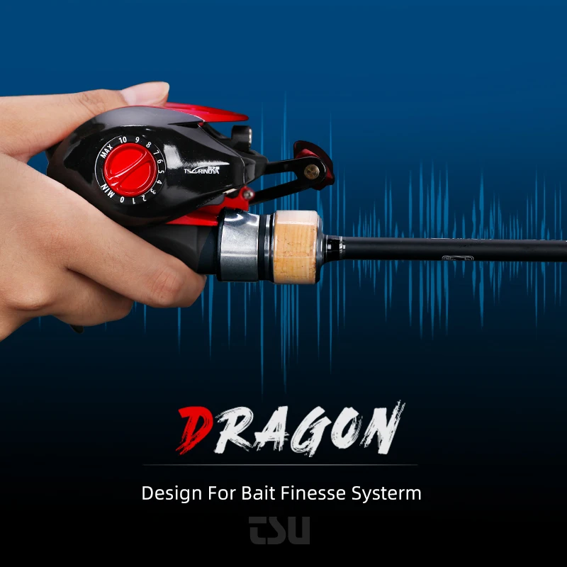 

TSURINOYA Ultra Light Spinning Casting Fishing Rod DRAGON 1.52m 1.82m 1.89m 1.98m 2.04m 2.10m Carbon 2 Section bait finesse Rods