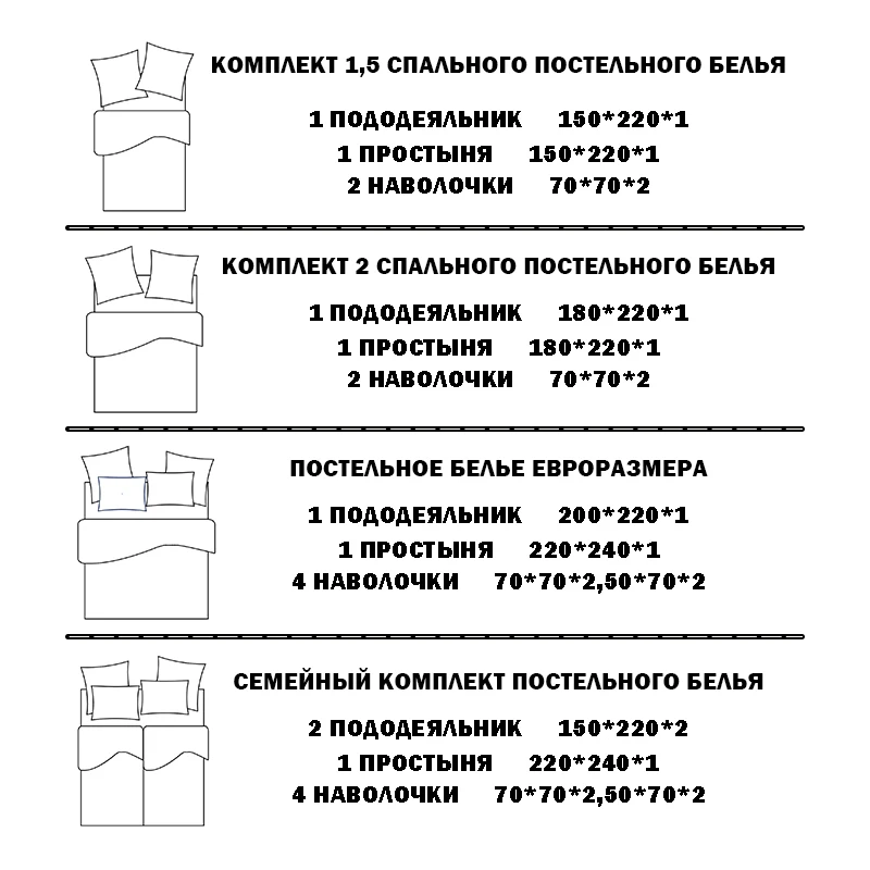Комплект постельного белья Alanna AL комплект из 4-7 предметов с принтом в виде звезд