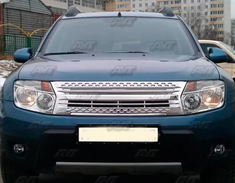Решетка радиатора для Renault Duster I 2010 ~ 2018 из АБС-пластика декоративный дизайн