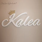 Золотая Корона с блестками именной знак, тиара именной налет ребенка, персонализированное имя детской комнаты, декор детской комнаты, индивидуальный знак имени, над кроваткой,