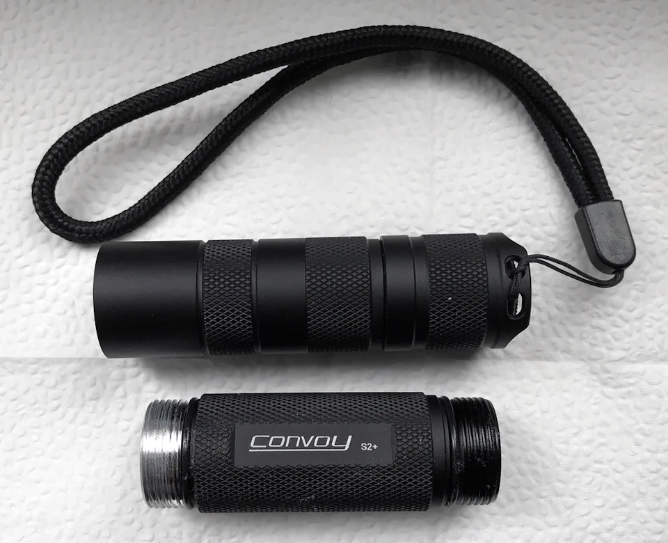 2020 Convoy S2+ black UV 365nm led flashlight nichia 365UV in side OP reflector Fluorescent agent detection | Освещение