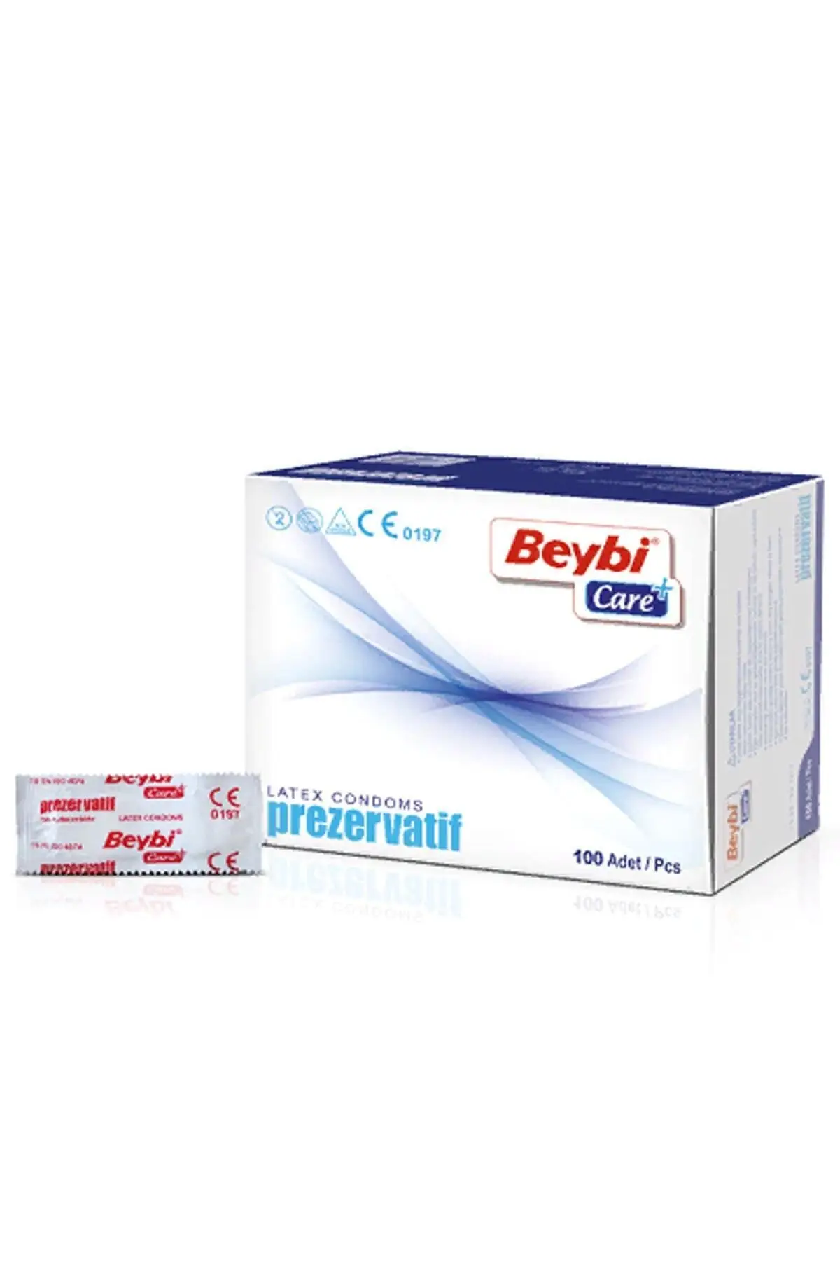 

100 pcs Beybi High Quality Condoms Fine Texture Oily Aphrodisiac Performance Delay Condom Sturdy Durable