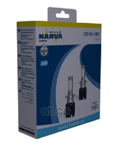 Комплект Светодиодных Ламп Led H7 6000k Px26d 16w X2 Narva арт. 18005|Зеркала и крышки| |
