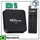 Комплект 5х ТВ-приставки Smart 4K Pro Android 8. 0 4 ГБ8 ГБ ОЗУ 10,1 Гб памяти WiFi MXQ PRO