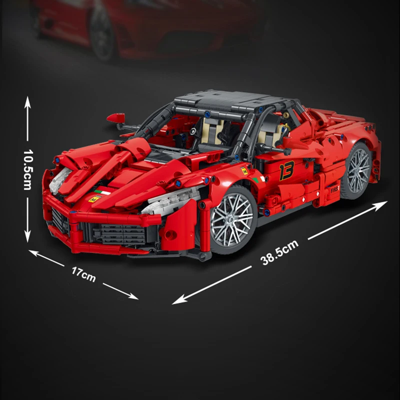 Высокотехнологичный супер гоночный автомобиль красный железо LaFerraried модель