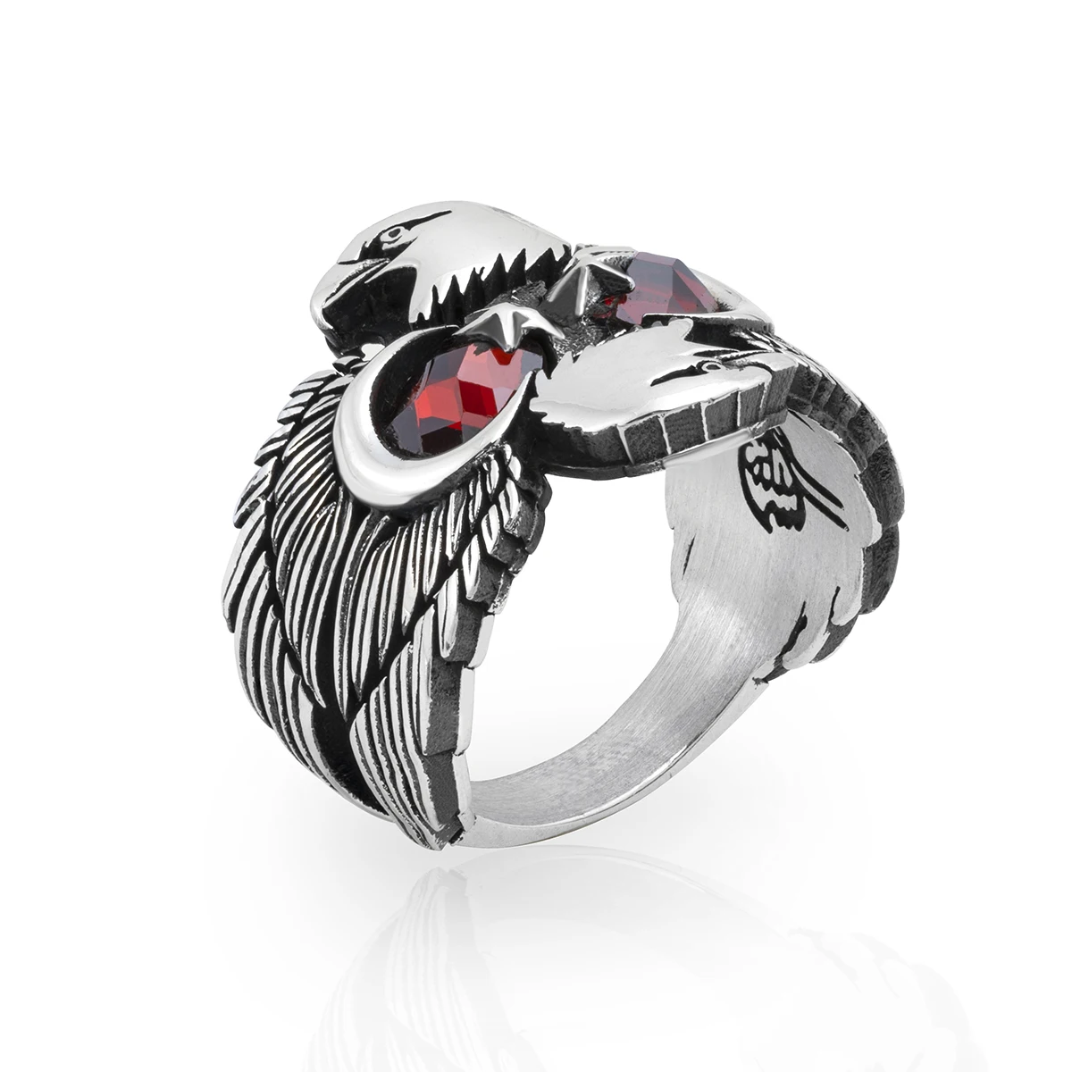925 Sterling Silver Eglee Figure ring Jewelry Made in Turkey in a luxurious way for men/ wome with gifts Jewelry Fashion Vintage