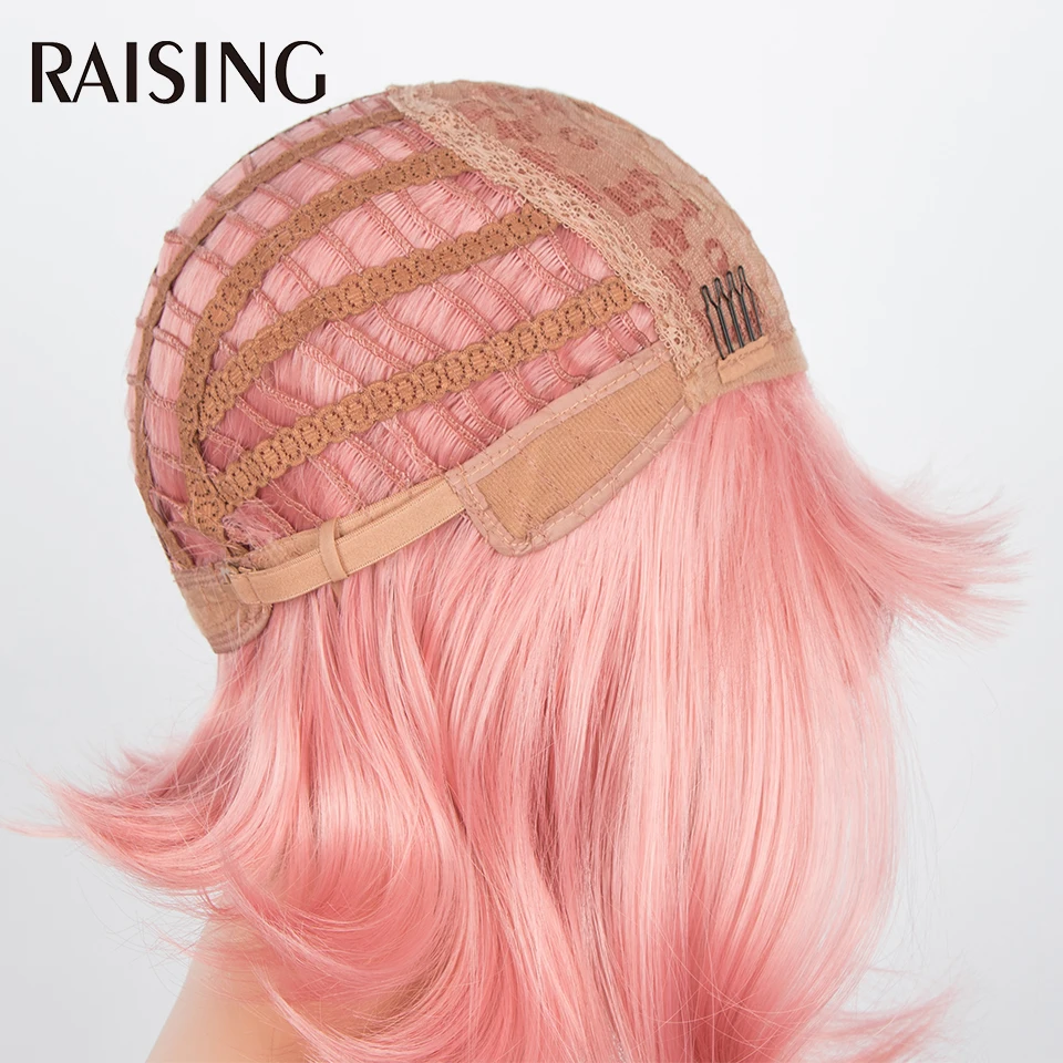 Женский парик для косплея синтетические Короткие искусственные волосы с челкой