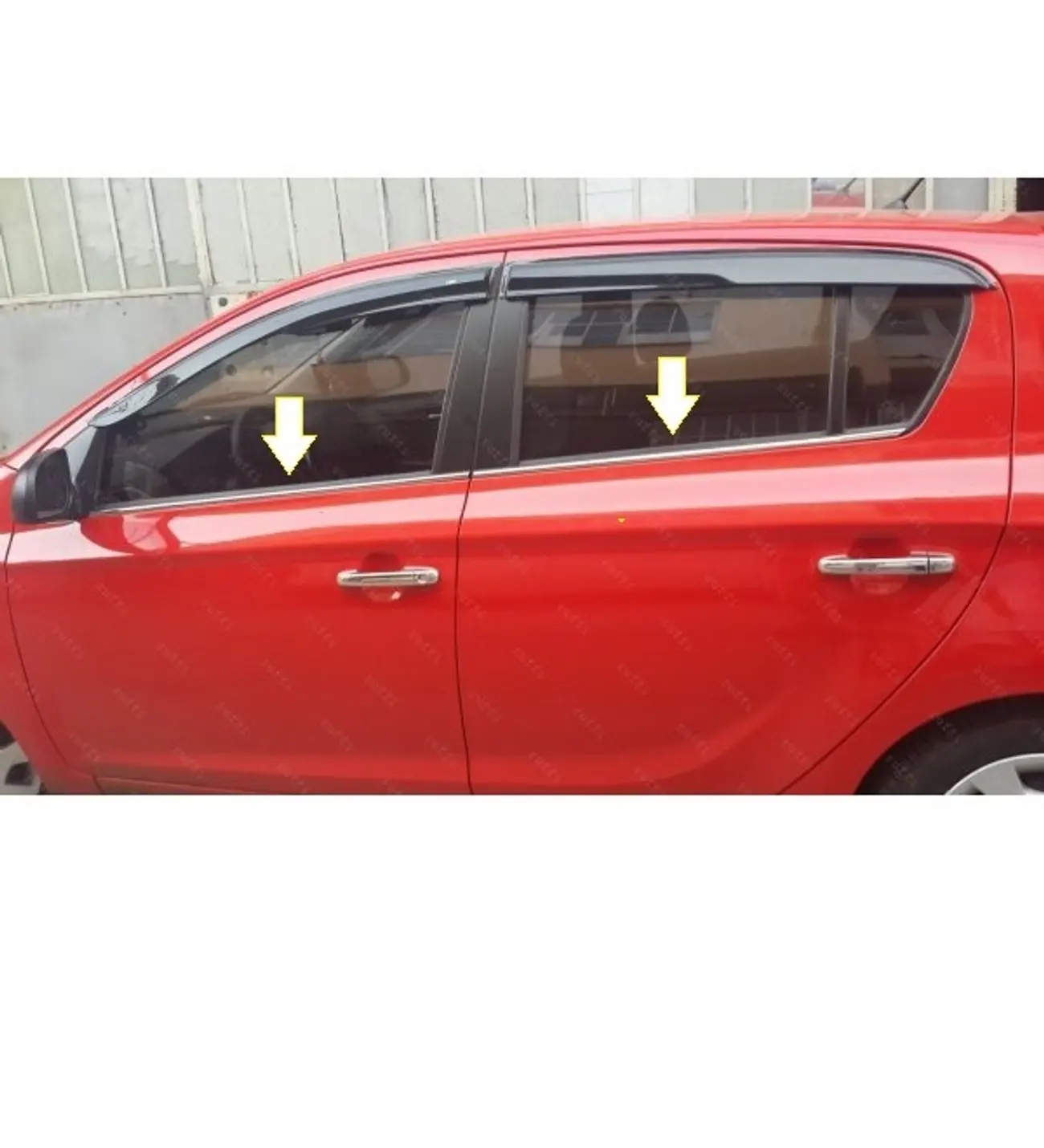 

For Hyundai i20 Window Frame Trim 4 parça 2008-2014 Stainless Steel Chromium Styling Car Accessories Designed Makeup High Quality