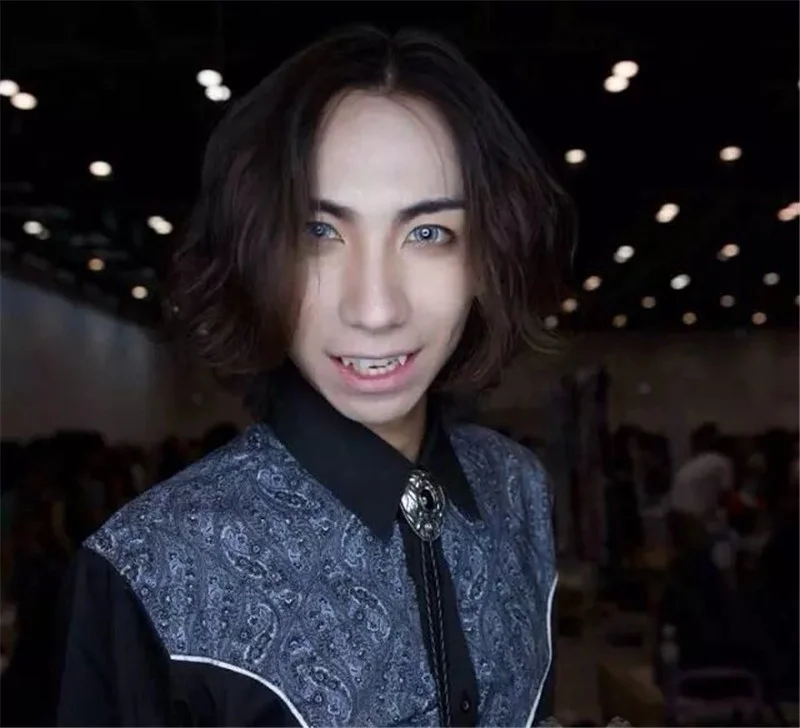 Декор для хэллоуивечерние ужасный костюм с зубами демона реквизит макияжа