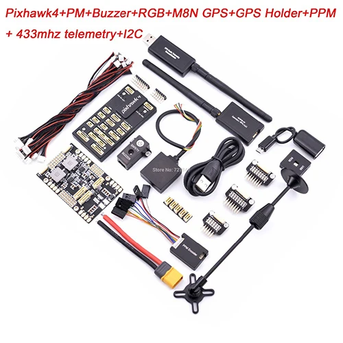 Choice 3 Pixhawk 4 PIXhawk4 управление полетом и gps модуль M8N& PM плата управления питанием автопилот комбо комплект для квадрокоптера F450 S550 - Цвет: Choice 3