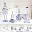 Выдвижная нога Гном Рождественская безликая кукла Счастливого Рождества украшение для дома Рождественское украшение день Святого Валентина подарок на Новый год