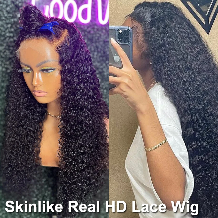 

180% 13x4 HD Lace Frontal Wig Water Wave Pre Plucked HD Lace Front Human Hair Wigs For Women 6x6 HD Lace Closure Wig Brazilian