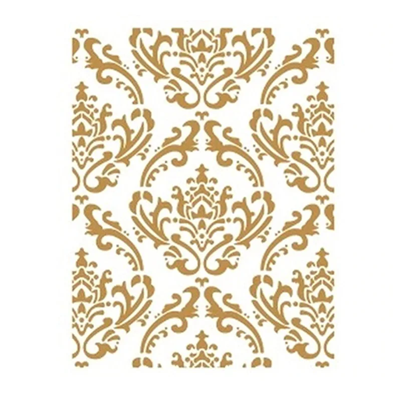 Дамасская рамка Горячая фольга пластина серебро Сделай Сам тиснение вырезанная