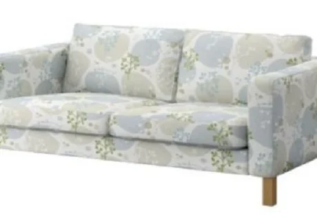 Чехол на двухместный диван Икеа Карлстад цвет грёнвик