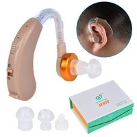 f 138 sound amplifier hearing aids in ear hearing aid device battery powered with storage case for deafness for the elderly