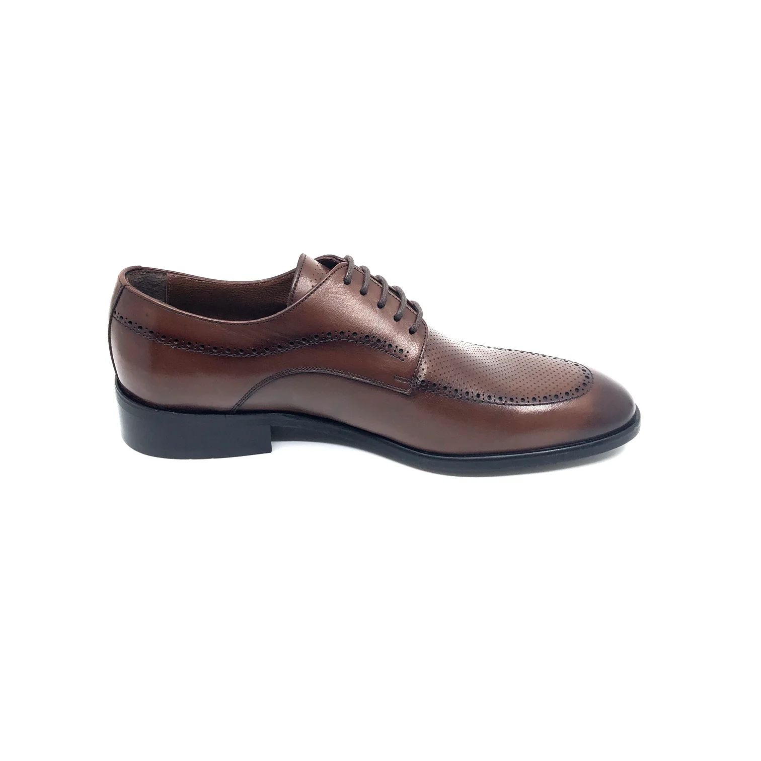 

Fosco Lace Up Men's Classic Formal Shoes %100 Genuine Leather Tan-Brown Colour Neolie Sole