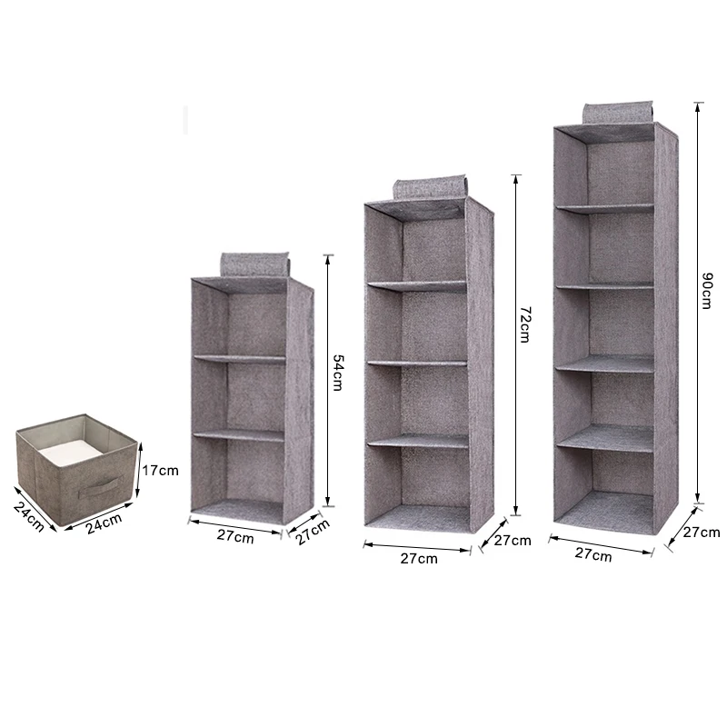 

Wardrobe Hanging Storage Bag Foldable Multilayer Clothes Hanger Holder Underwear Sundries Shoes Toys Organizer Closet Organizer