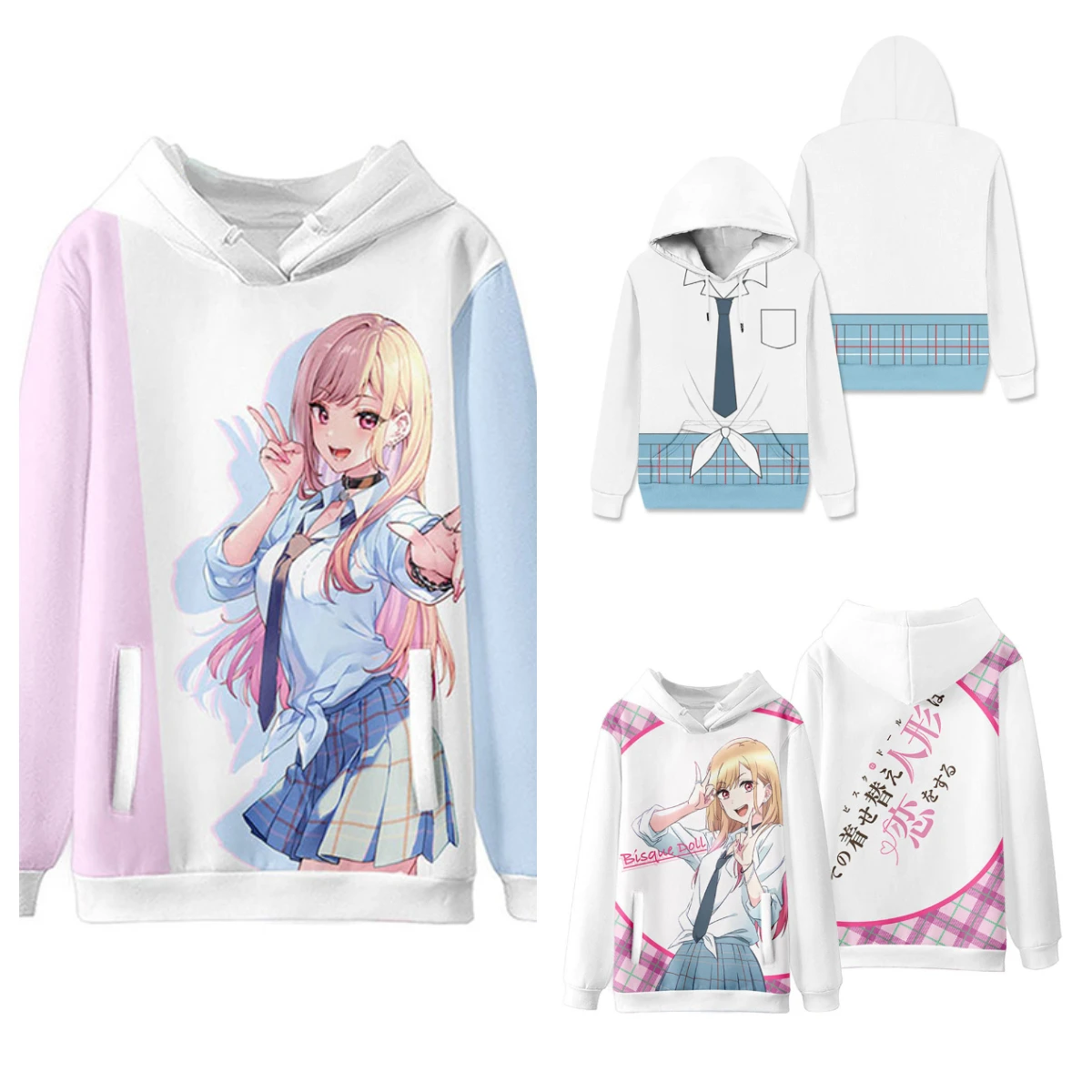 

My Dress-Up Darling Cosplay Hoodie 3D Printed Hooded Sweatshirt Men Women Casual Streetwear Pullover