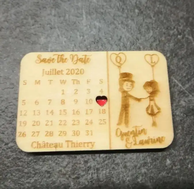 

Customized Wedding Wood Favors, Save the Date Wood Magnets, Engraved Wood Wedding Gifts for Guests Wedding Souvenirs Decoration