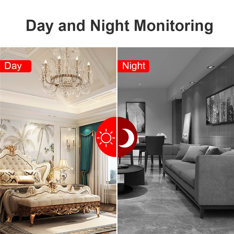 

Tuya 720P/1080p Mini Ip Camera Indoor Ip Wireless Camera With Night Vision, Two-Way Audio, Cloud Service Available Security Home