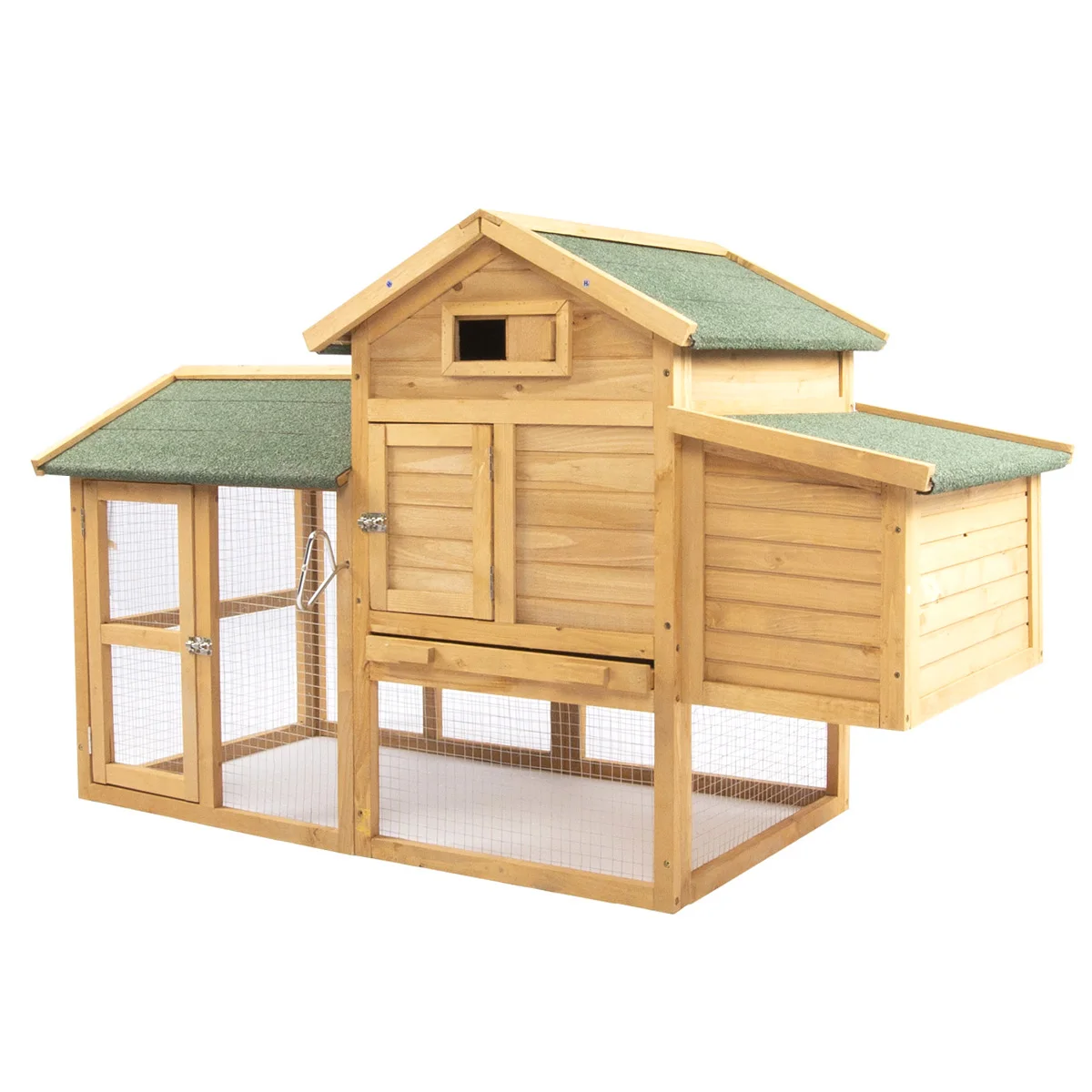 

Outdoor Wooden Chicken Coop Hen House With Nesting Box for 4 Chicken
