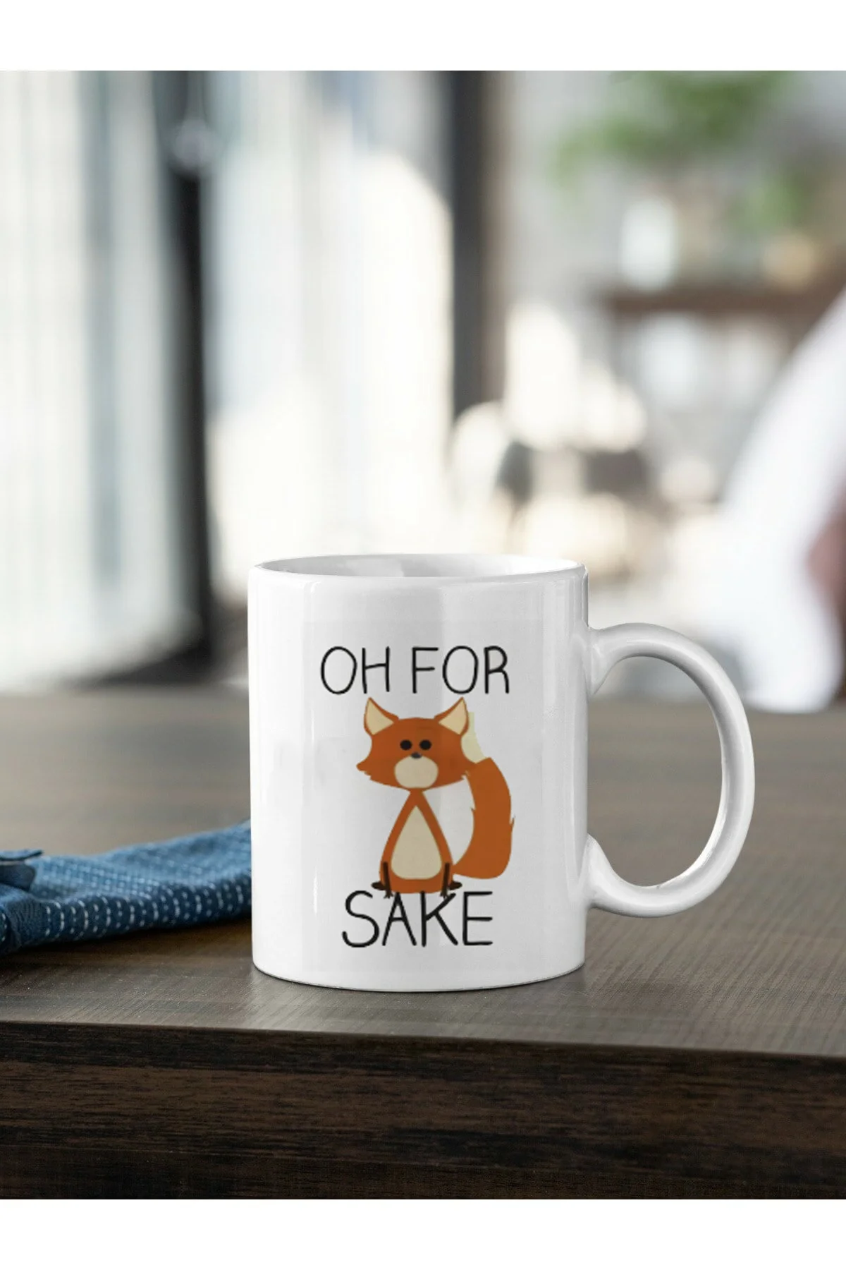 Oh For Sake Fox Mug Movie Same Style Ceramic Coffee 11oz Milk Tea Cup Christmas Gift | Mugs
