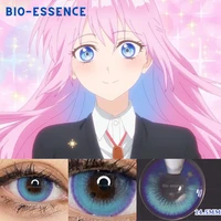 bio essence 1 pair colored contact lenses for eyes blue lenses shikimoris not just a cutie anime lenses shikimori lenses