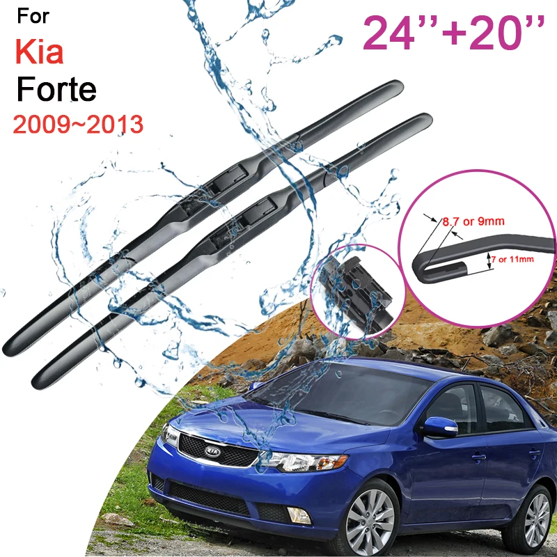 

for Kia Forte 2009~2013 2010 2011 2012 Cerato K3 Koup Front Windscreen Windshield Wipers Blades Car Wiper Blade Car Accessories