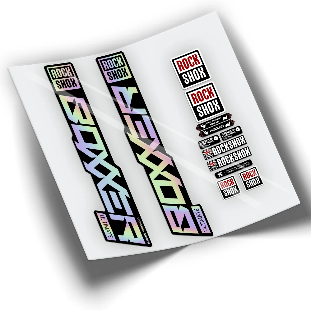 Наклейки на велосипед ROCKSHOX BOXXER ULTIMATE 2021 WP376 наклейки горный Аксессуары для