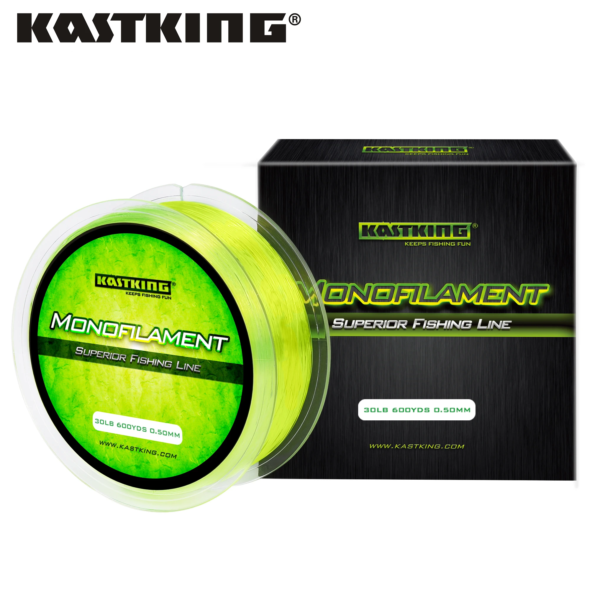 KastKing Марка 2017 Нейлон Лески 550 М 4 30LB Леска Япония Материал Fishline для Морских и
