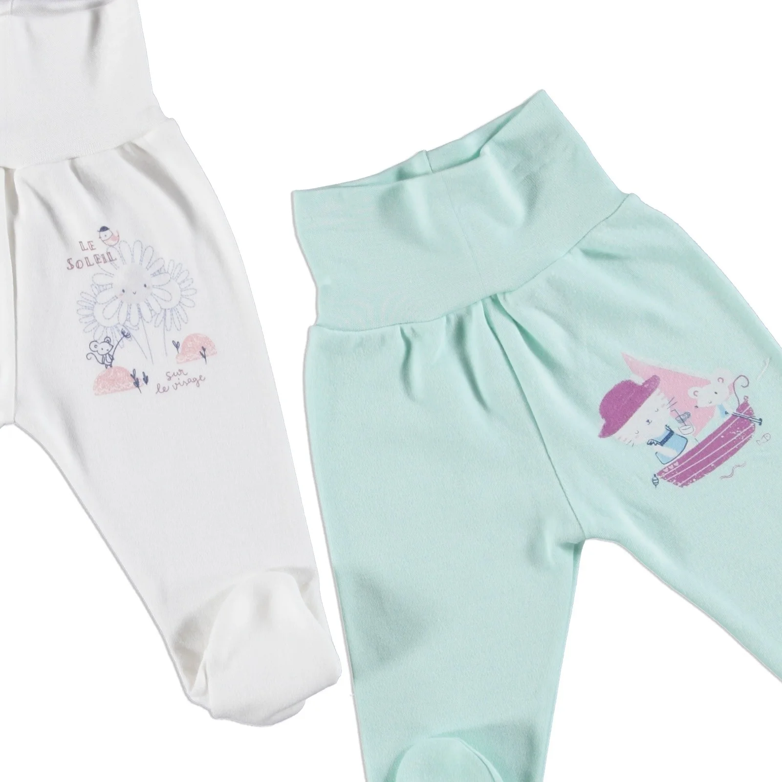 Ebebek HelloBaby/Детские широкие складные повседневные штаны с резинкой на талии