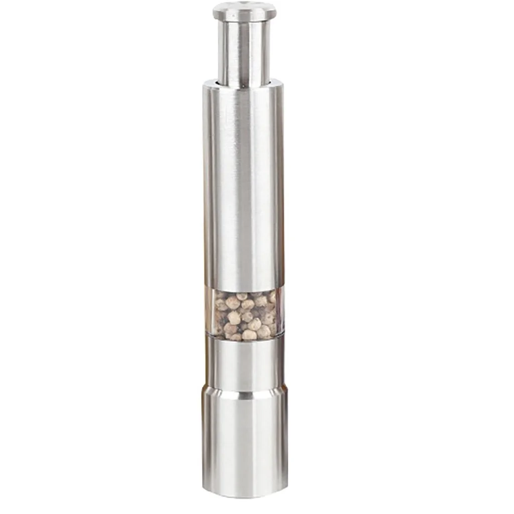 Мельница для перца из нержавеющей стали измельчитель специй и соуса с нажимом на