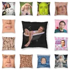 Роскошная наволочка Николаса Кейдж для принятия ванны декоративная наволочка под заказ квадратная наволочка 45x45 наволочка для дивана