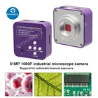 Камера-микроскоп 51MP 2K HDMI Full HD 1080P 60FPS CMOS USB промышленная электронная цифровая видеокамера для ремонта печатных плат и пайки