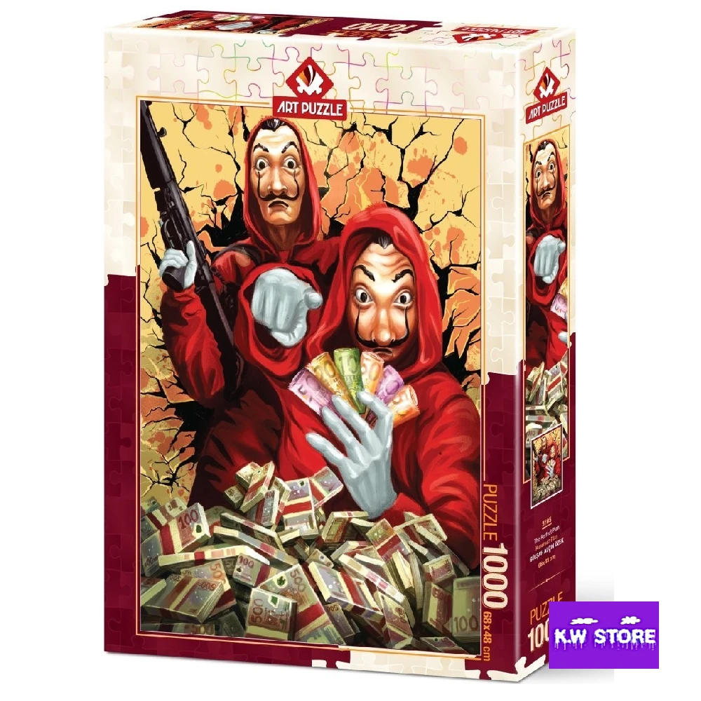 

Art Puzzle Perfect Plan La Casa De Papel 1000 Piece Panorama Original And Quality Adult Intelligence Board Games