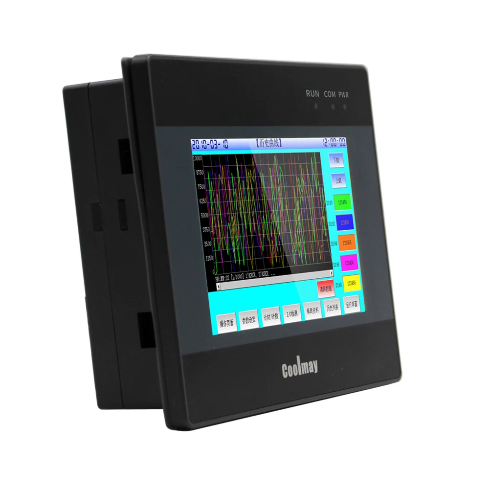 Modbus 4 3 дюйм интегрированный HMI PLC контроллер QM3G 43FH 24MT 485P|Контроллер с ЧПУ| |