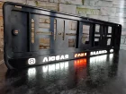 Сделаем любую светодиодную надпись на рамке. Рамка гос номера автомобиля, LED подсветка, . тюнинг автомобиля. тюнинг экстерьера.