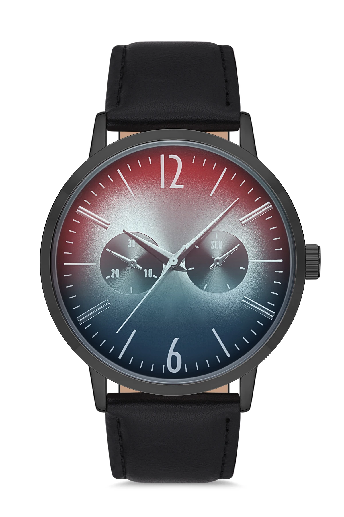 

2020 top Brand Luxury Fashion Men 'S Black Leather Quartz Wrist watch APWS007301 Aqua di Polo 1987