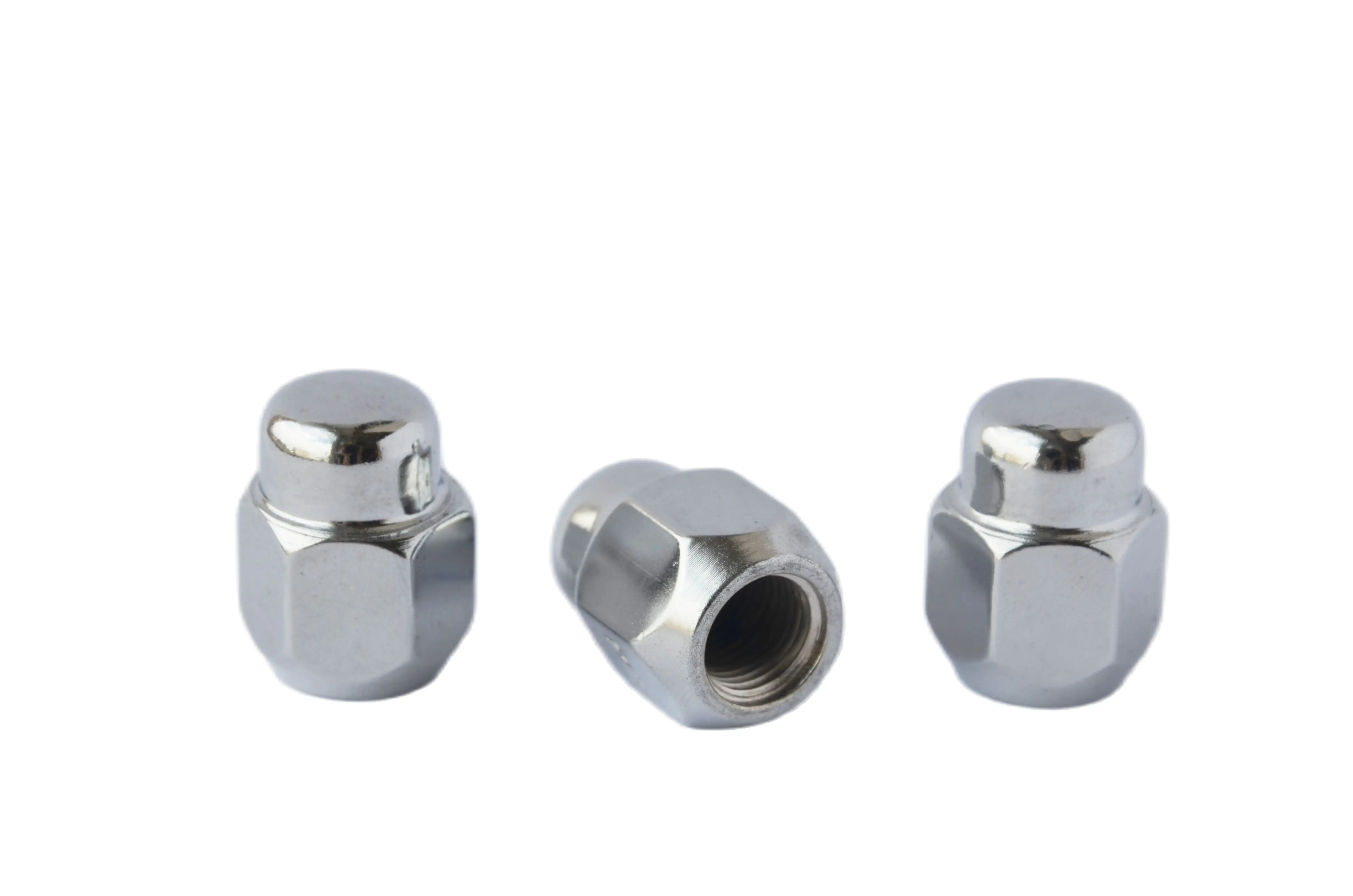 Колесные гайки М12х1,5 высота (27мм) Хром Конус Ключ 19