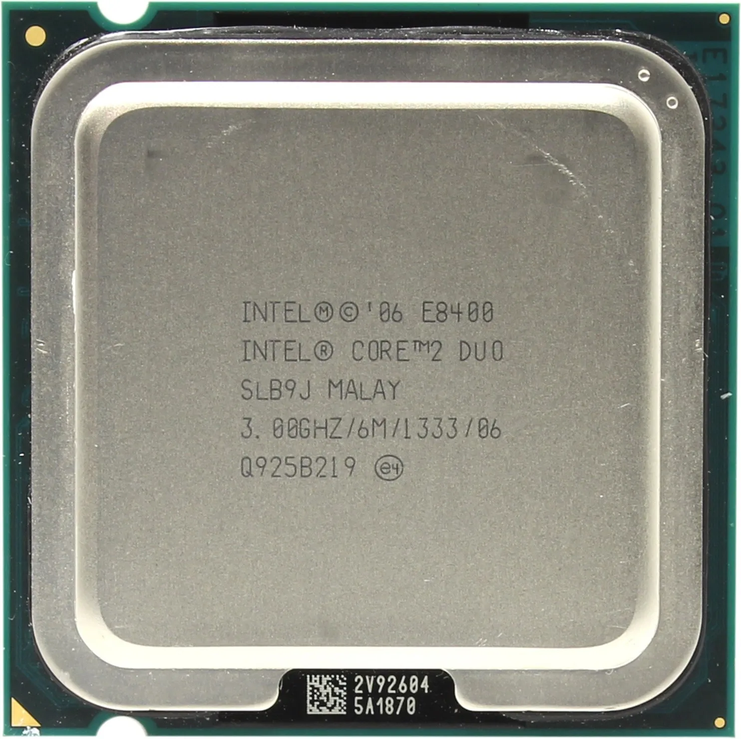 Процессор CPU Intel Core 2 Duo E8400 3.0 GHz / 2core 6Mb 65W 1333MHz LGA775 Б/У | Компьютеры и офис