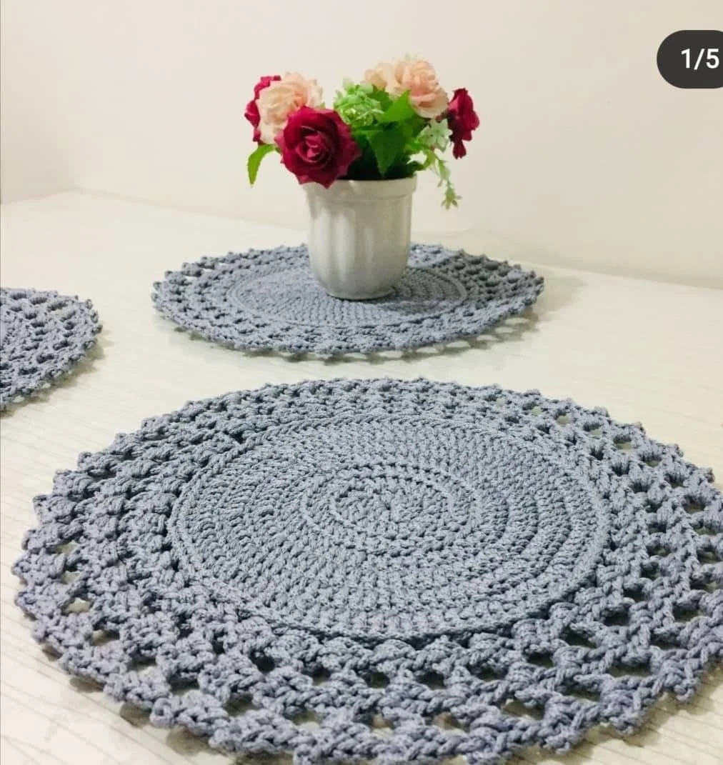 

SERVİS PLATE CLOTH (HAND WORK) 6'lı