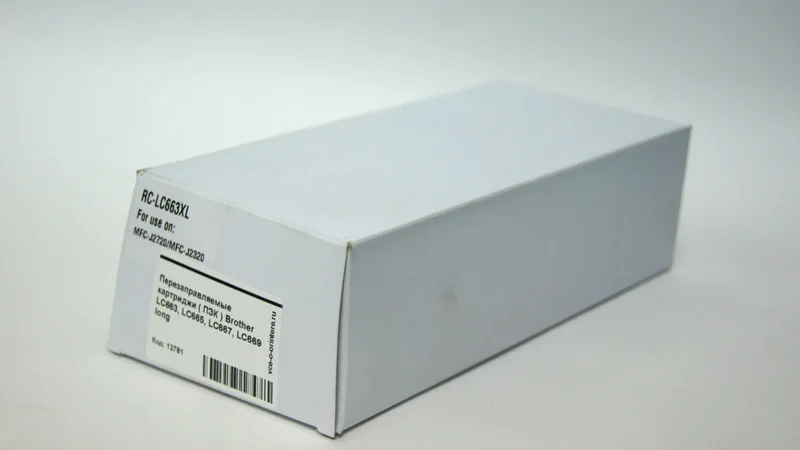 Перезаправляемые картриджи (ПЗК) LC663 / LC665 LC667 LC669 long с чипом для Brother MFC-J2720 MFC-J2320 -