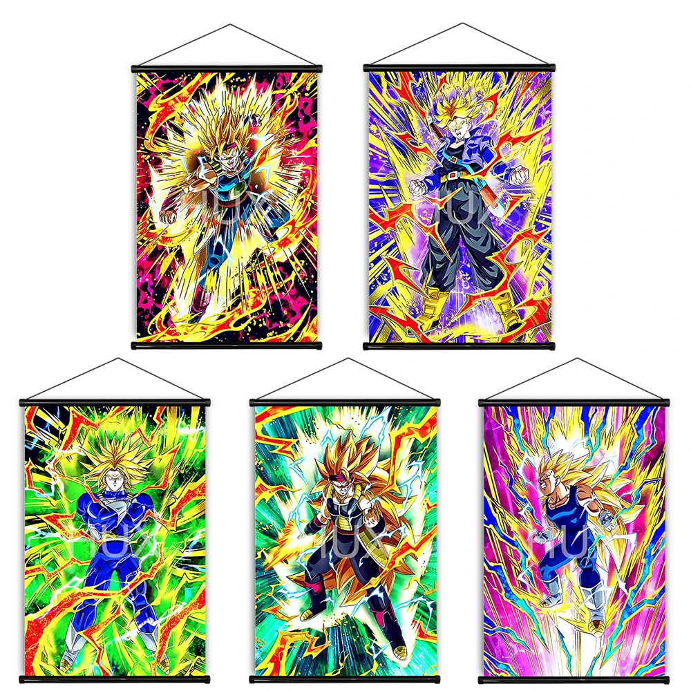 

Japane Classic Anime Dragon Ball Z Goku Quality Canvas Painting Scroll Pictures Prints Modern Mural Wall Art Cuadros Decorativo