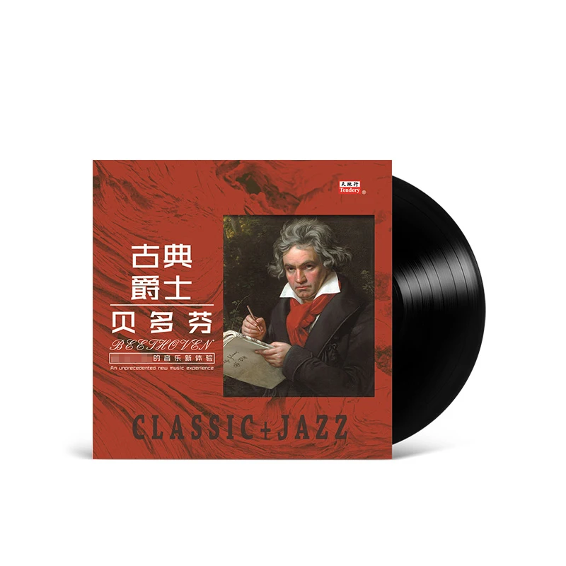 New Genuine 33 RPM 12 inch 30cm Vinyl Records LP Disc Beethoven Piano Classical Music Play In Phonograph Gramophone